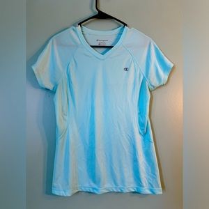 Women’s, Champion, shirt, size medium.